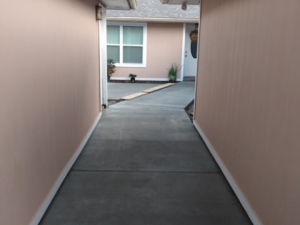 AFTER - Concrete Patio & Walkway Installation in Crosby, TX